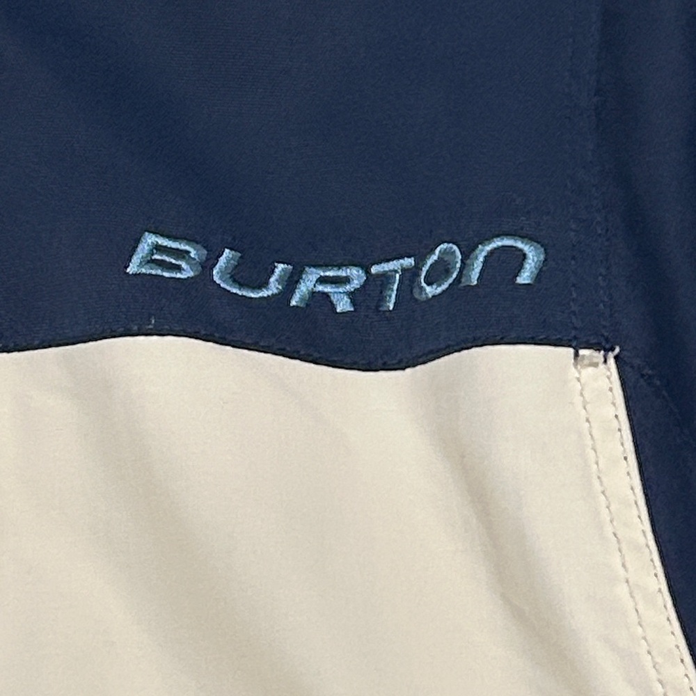 Burton Men's Three-Tone Hooded Jacket Dress Blue, Almond Milk, and Storm Blue - Picture 8 of 11